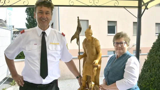 Begrüßung durch Peter Demschar und Astrid Trojer