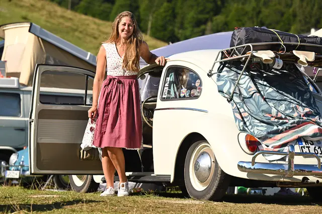 Die VW-Enthusiasten hatten ihre Freude. | Foto: Wolfgang Spitzbart