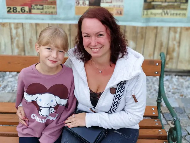 Auch Melanie und ihre Tochter freuten sich sichtlich auf die Konzerte. | Foto: Eva Lacher-Dörfler