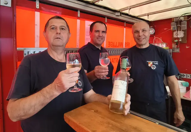 Gerhard Heiss, Georg Brenner und Gerhard Müller. | Foto: Christian Nowotny