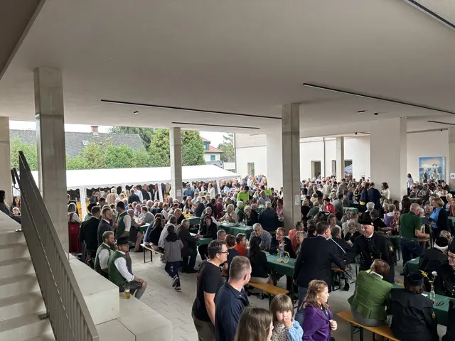 Unter dem Mehrzwecksaal ist viel Platz für große Feste – hier der Beweis. | Foto: Katrin Löschnig