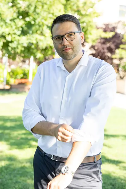 Neos-Spitzenkandidat Karim Pfeil. | Foto: Neos