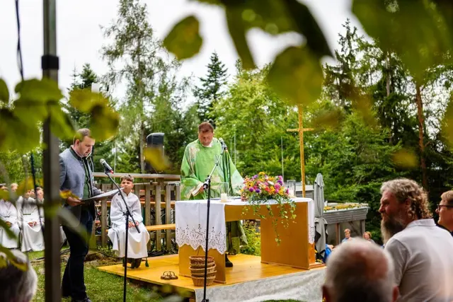 Ortsvorsteher und Organisator Joachim Kummer dankte für die rege Teilnahme. | Foto: Hannes Frühwirt