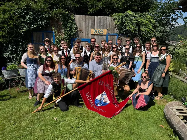 Die Zechgemeinschaft Weißenstein lud auch heuer wieder zum Jahreskirchtag beim Kulturhaus. | Foto: Zechgemeinschaft Weißenstein