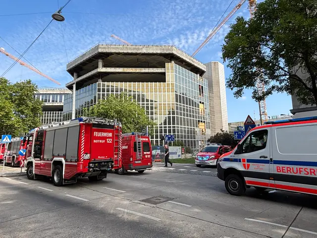 Am Montagvormittag ist es zu einem Großeinsatz der Feuerwehr im Rehazentrum der PVA im 2. Bezirk gekommen. | Foto: Johannes Reiterits/MeinBezirk