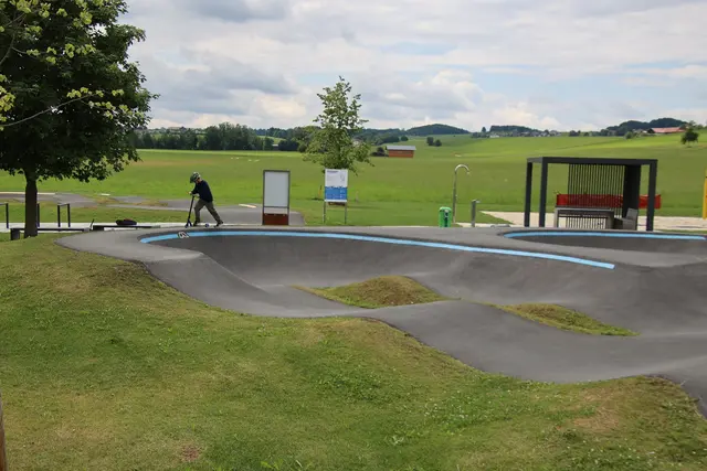 Der Pumptrack erhielt eine Leader-Förderung.