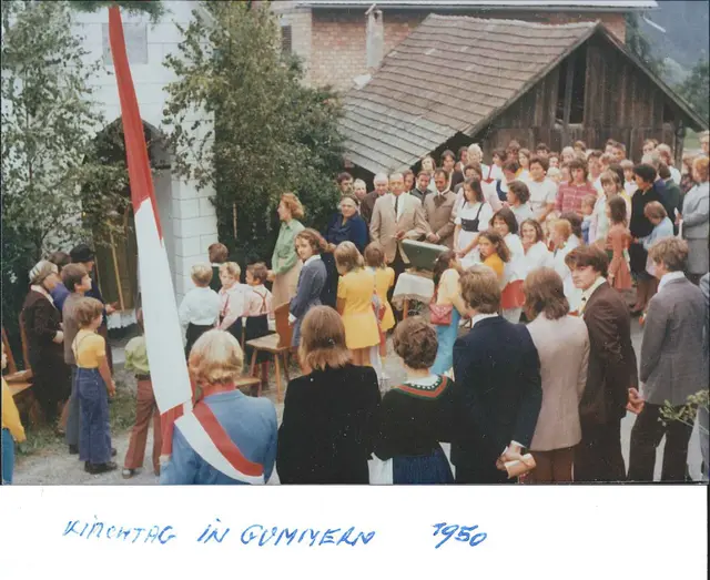 Kirchtag in Gummern im Jahr 1950 | Foto: Marktgemeinde Weißenstein