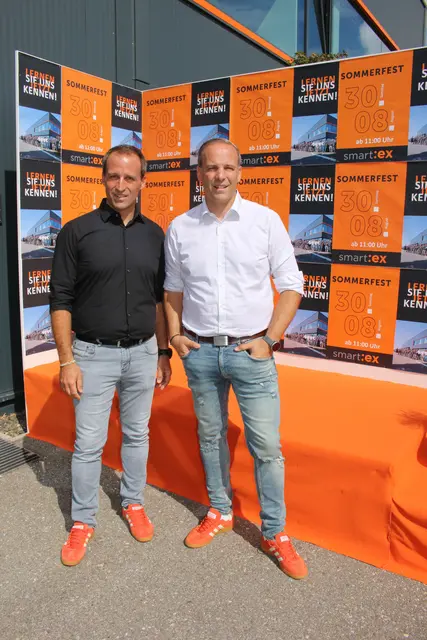 Dominik und Jürgen Krexner präsentierten das Unternehmen.  | Foto: Martina Rieseder