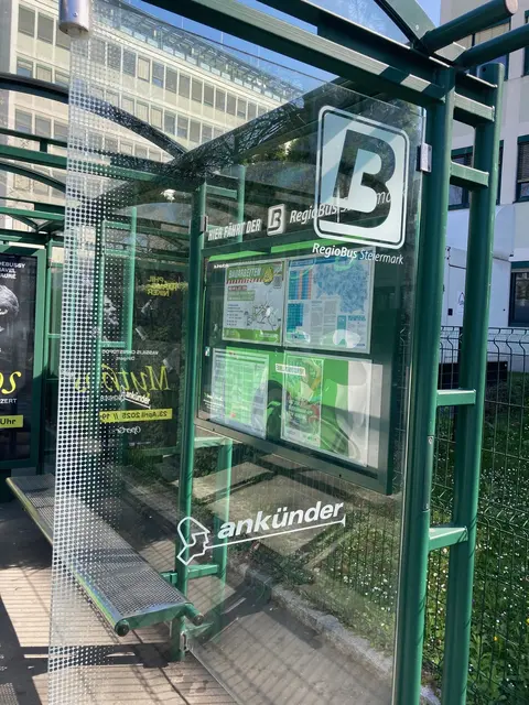Logo als Blickfang: Das Regiobus-Logo ist auf Wartehäuschen jetzt besser sichtbar. | Foto: Land Steiermark