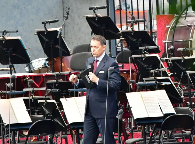 Begrüssung durch Staatsoperndirektor Bogdan Roscic