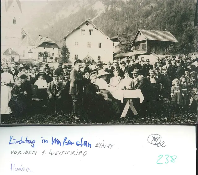 Weißensteiner Kirchtag vor dem Ersten Weltkrieg | Foto: Marktgemeinde Weißenstein