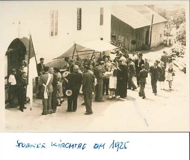 1925 beim Kirchtag in Lansach/Stuben | Foto: Marktgemeinde Weißenstein