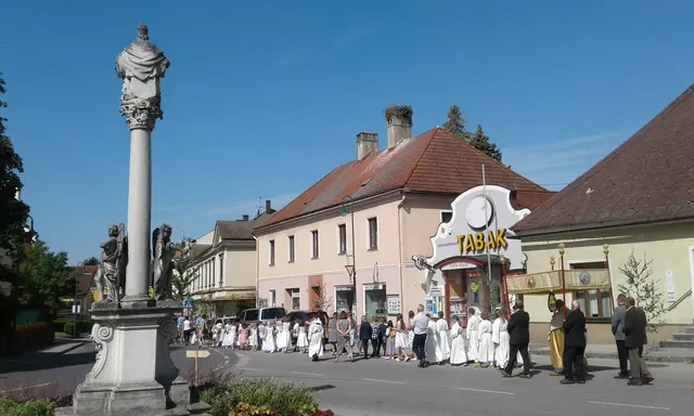 Die Dreifaltigkeitssäule in Mank. | Foto: FPÖ Mank (Archiv)