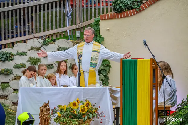Auch eine Dankesmesse wurde gefeiert.  | Foto: FF Lanzendorf