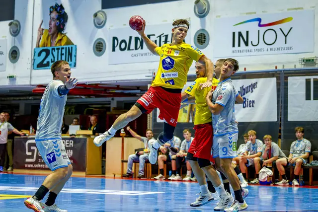 Die Kremser waren am Ende um das eine Tor glücklicher als die HSG Xentis. | Foto: GEPA-Pictures