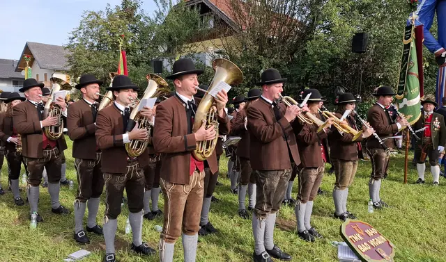 Trachtenmusikkapelle Bad Vigaun. | Foto: Josef Wind
