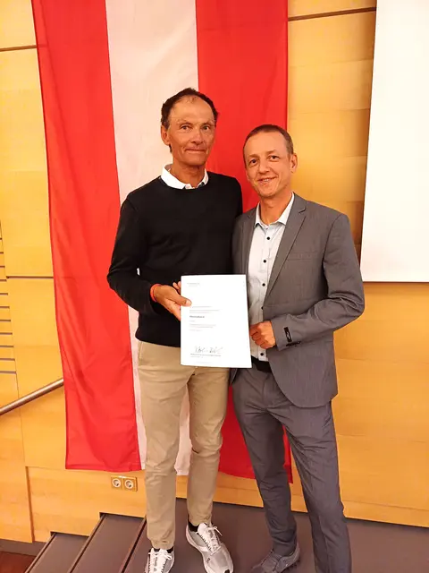 Josef Marchart und Michael Hörhan. | Foto: HTS St. Pölten