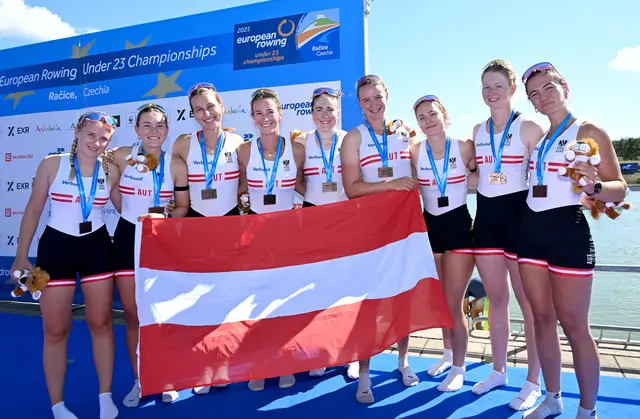 Überraschungsbronze für den Achter | Foto: ÖRV/meinruderbild