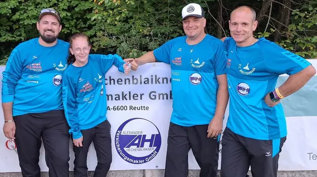 Die Mixed-Mannschaft sicherte sich beim Turnier in Reutte den zweiten Platz. | Foto: SCB