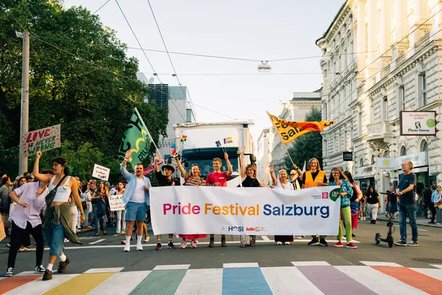 Pride-Parade in Salzburg | Foto: Georg Kritsch