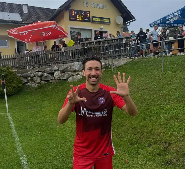 5:3 gewann der USV Vasoldsberg in Stiwoll. Goalgetter Ali Ivanescu, wieder einmal in Torlaune, erzielte alle fünf Treffer der Vasoldsberger. | Foto: USV