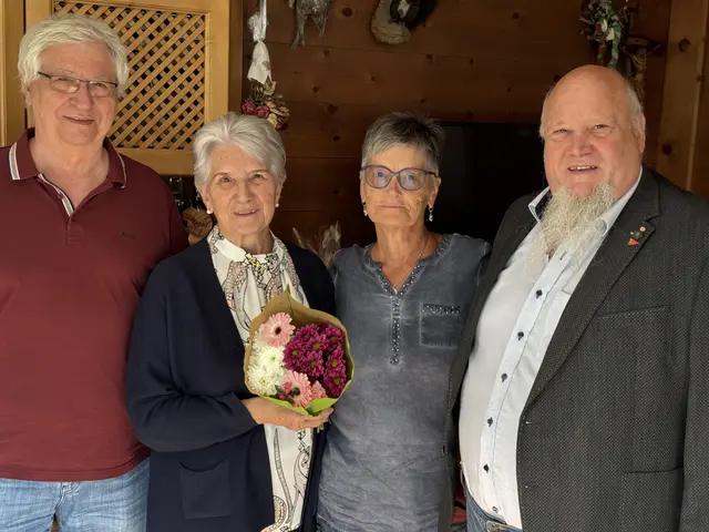 Günther Rudig, Erika Brandstätter, Ida Siegele und Stephan Walch.  | Foto: Tobias Brandstätter