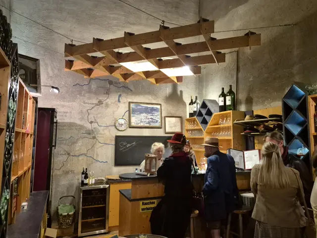 Zum Abschluss noch ein Gläschen Wein im Vinodukt (ist im Schwarzaviadukt)