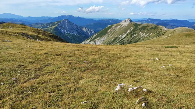 gewaltige Bergwelt bis zum Ötscher nach hinten... | Foto: I.Wozonig