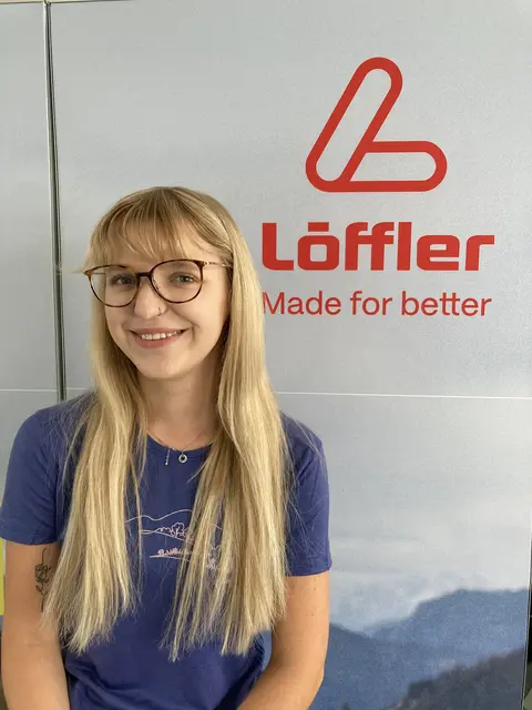 Elena Stieglbauer hat bei Löffler die dreijährige Lehre zur Bekleidungsgestalterin absolviert. | Foto: Löffler
