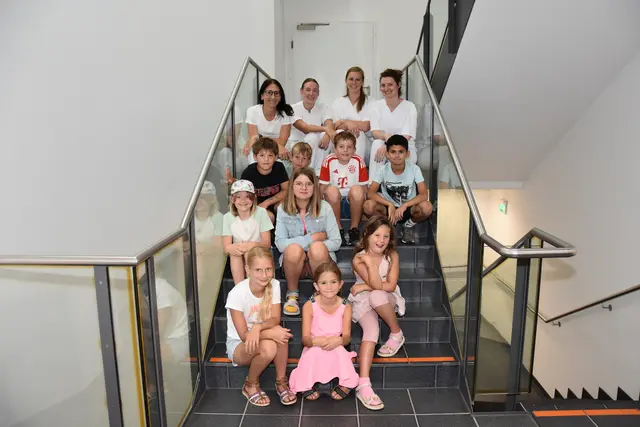 Die Kinder erlebten spannende Stunden im Krankenhaus. | Foto: BHS Ried
