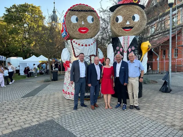 Eine Wartberger Delegation besuchte die Partnergemeinde in der Slowakei. | Foto: Gemeinde Wartberg
