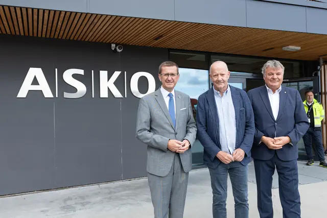 Besuch beim Lebensmittelgroßhändler ASKO. | Foto: Land OÖ/Kauder