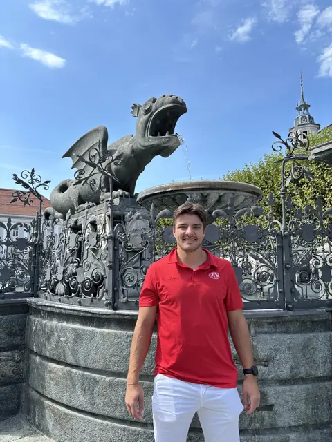 Fabian Hochegger gehört zum EC-KAC wie der Lindwurm zu Klagenfurt. | Foto: MeinBezirk/Michael Kurz