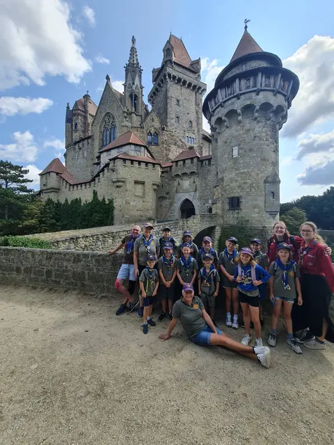Ritterabenteuer gab es in der Burg Kreuzenstein. | Foto: Pfadfinder Zwettl