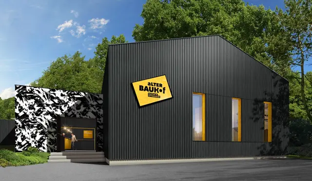 Die Sanierung des Alten Bauhofs startet noch im September. Die geplante Wiedereröffnung findet am 1. April 2026 statt.  | Foto: Josef Pointner (Visualisierung)