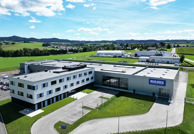 Das neue Werk der Mühlböck Holztrocknungsanlagen GmbH in Eberschwang. | Foto: Mühlböck Holztrocknungsanlagen