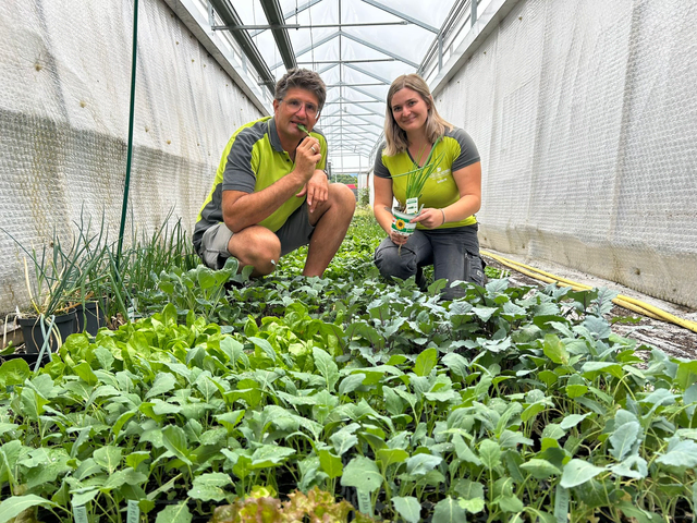 Christoph Buttinger und Kathrin Röthleitner (v.l.).  | Foto: Maximilian Kompatscher