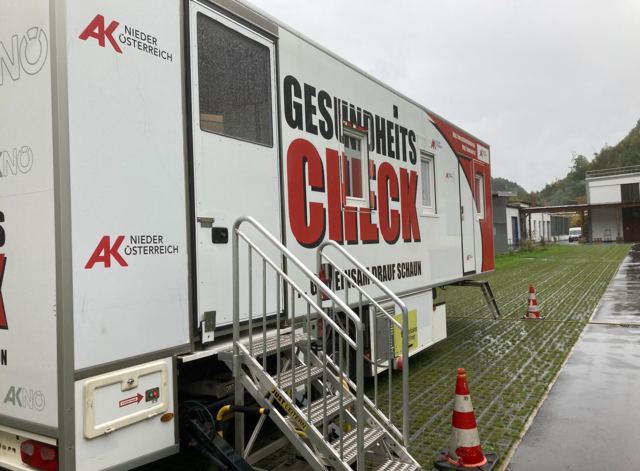 Im Bezirk Horn wird der Gesundheitstruck noch einige Male zu sehen sein. | Foto: AK NÖ