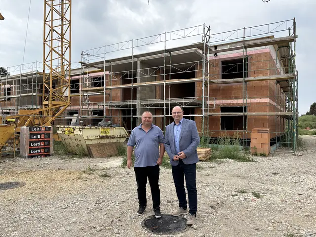  14 Genossenschaftswohnungen der OSG (Oberwarter Siedlungsgesellschaft) befinden sich mitten in der Bauphase. | Foto: Christina Haller