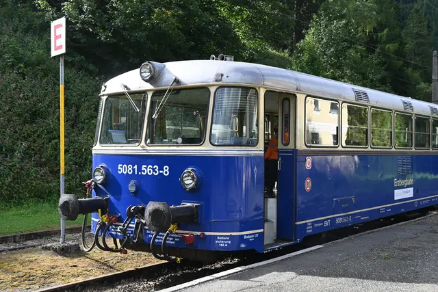 Schienenbus der Museumsbahn