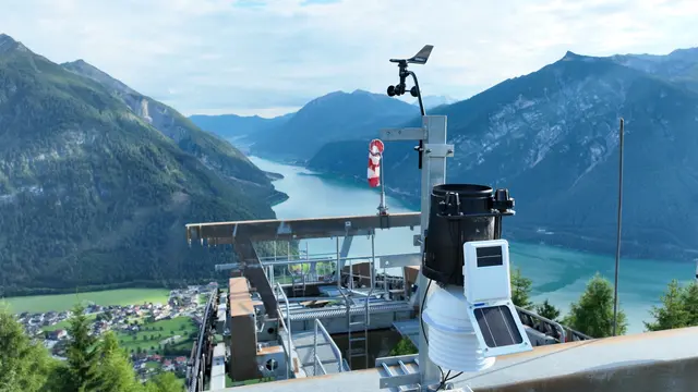 So schaut die Wetterstation am Achensee aus. | Foto: Achensee Tourismus