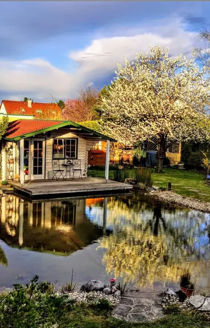 Unser Badehaus am Teich | Foto: Gernot