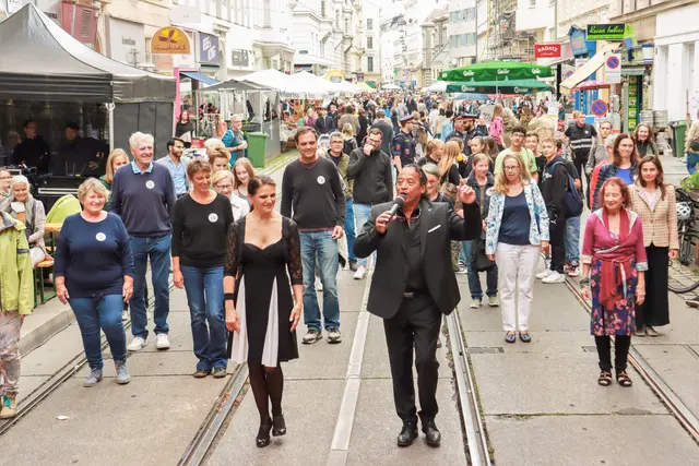 Die Josefstädter Straße wird wieder zur Partyzone. | Foto: Doris Zeilinger/BV8