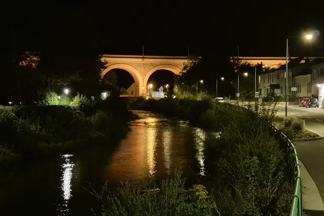 Viadukt der Semmeringbahn über die Schwarza
