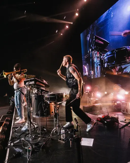 "Macklemore" spielt live auf der StoneDrum. | Foto: StoneDrum