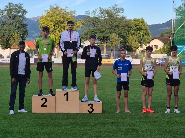 Siegerpodest 5000m . | Foto: LAC Unlimited