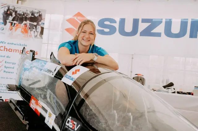 Linda Braun, eine leidenschaftliche Bobfahrerin, mit der Mission den Sport sichtbarer zu machen.  | Foto: SAF
