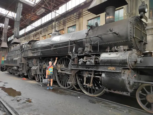 Zwischen historischen Dampfrössern und glänzenden Lokomotiven wurde gefeiert.  | Foto: Radlobby