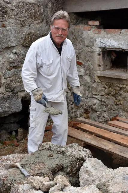 Ruine Klingenberg Bauarbeiten.  | Foto: Zinterhof