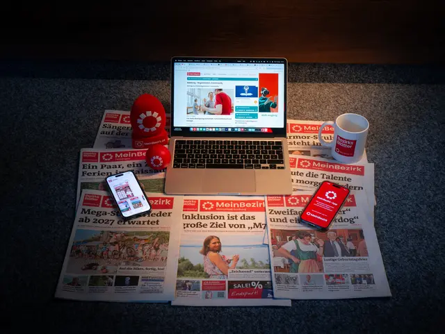 (Symbolbild) Von den BezirksBlättern zu MeinBezirk: 25 Jahre RegionalMedien Salzburg. Im Jahr 2000 erschienen zum ersten Mal die BezirksBlätter Salzburg. 25 Jahre später sind daraus die RegionalMedien Salzburg - MeinBezirk Salzburg – geworden. Ein modernes, vernetztes Medienhaus, das Woche für Woche gedruckt und täglich online Menschen in Stadt und Land Salzburg informiert, verbindet und bewegt. | Foto: MeinBezirk Salzburg/Samir Ikhlef/Volkan Saracoglu